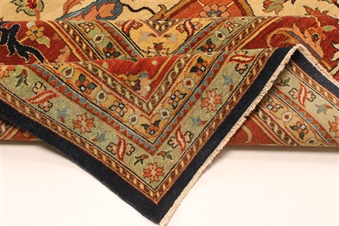 Serapi Blue Hand Knotted 1310 X 183 Area Rug 250-30663 Image 4