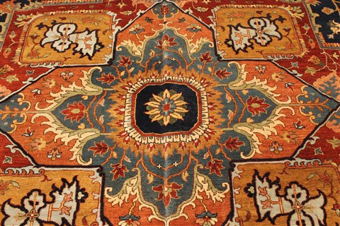 Serapi Blue Hand Knotted 1310 X 183 Area Rug 250-30663 Image 9