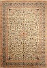 Kerman Blue Hand Knotted 131 X 192  Area Rug 250-30666 Thumb 0