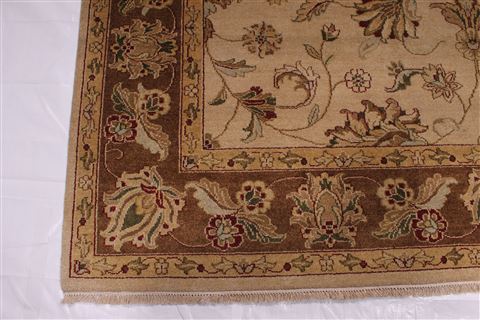 Jaipur Beige Hand Knotted 90 X 122 Area Rug 301-30669 Image 3