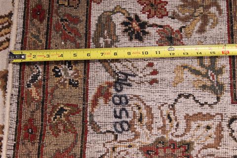 Jaipur White Hand Knotted 92 X 121 Area Rug 301-30676 Image 6