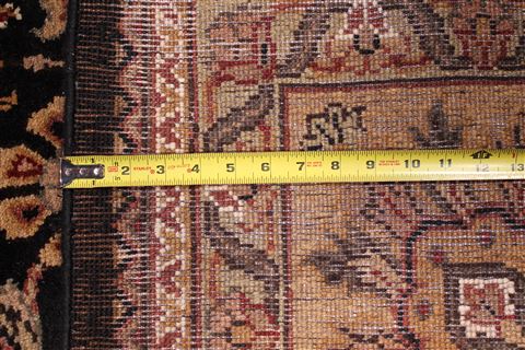 Jaipur Black Hand Knotted 90 X 1111 Area Rug 301-30677 Image 11