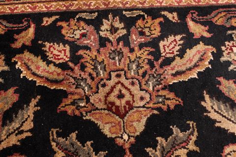 Jaipur Black Hand Knotted 90 X 1111 Area Rug 301-30677 Image 5