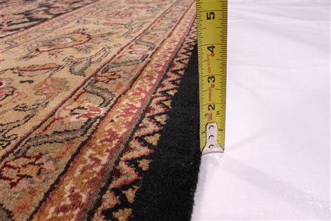 Jaipur Black Hand Knotted 90 X 1111 Area Rug 301-30677 Image 8