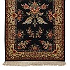 Kashan Black Runner Hand Knotted 23 X 100  Area Rug 276-30687 Thumb 1