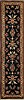 Kashan Black Runner Hand Knotted 23 X 100  Area Rug 276-30687 Thumb 0