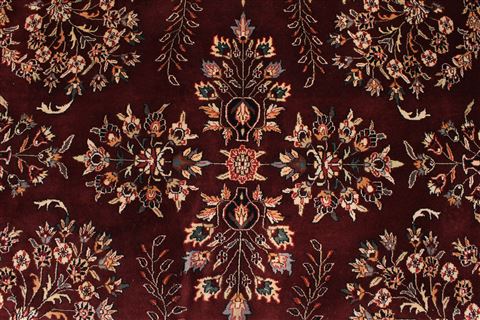 Sarouk Beige Hand Knotted 88 X 1110 Area Rug 301-30688 Image 4