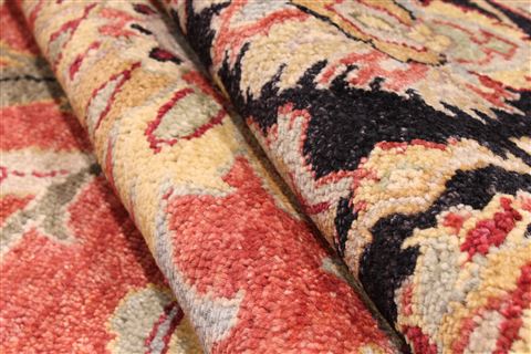 Jaipur Red Hand Knotted 86 X 116 Area Rug 301-30689 Image 3