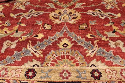 Jaipur Red Hand Knotted 86 X 116 Area Rug 301-30689 Image 5