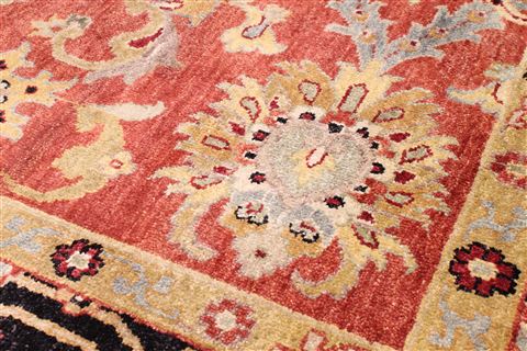 Jaipur Red Hand Knotted 86 X 116 Area Rug 301-30689 Image 9