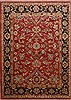 Jaipur Red Hand Knotted 86 X 116  Area Rug 301-30689 Thumb 0
