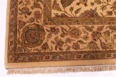 Jaipur Beige Hand Knotted 92 X 1111 Area Rug 301-30691 Image 1