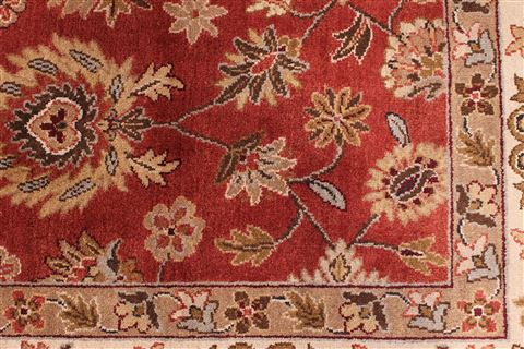 Jaipur Red Hand Knotted 92 X 124 Area Rug 301-30693 Image 10