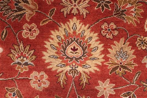Jaipur Red Hand Knotted 92 X 124 Area Rug 301-30693 Image 3