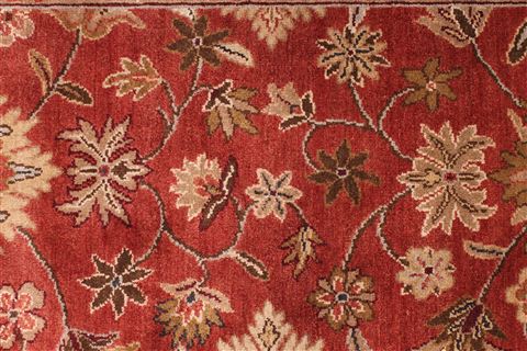 Jaipur Red Hand Knotted 92 X 124 Area Rug 301-30693 Image 8