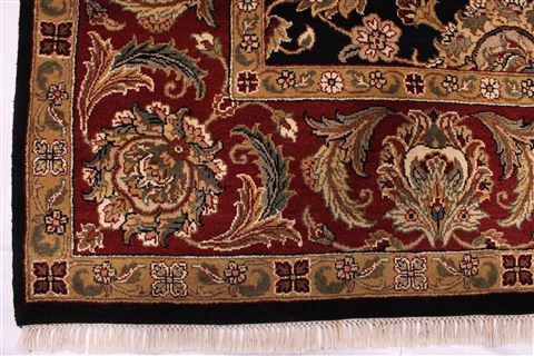 Jaipur Black Hand Knotted 91 X 123 Area Rug 301-30695 Image 2