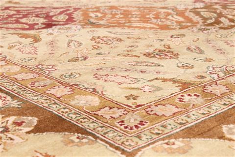 Jaipur Yellow Hand Knotted 91 X 115 Area Rug 301-30697 Image 10