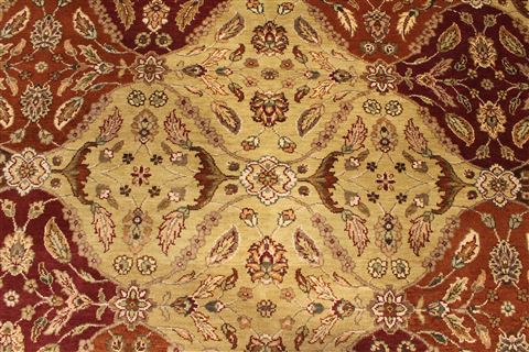 Jaipur Yellow Hand Knotted 91 X 115 Area Rug 301-30697 Image 2