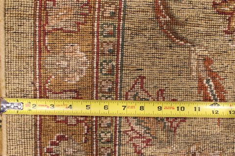 Jaipur Yellow Hand Knotted 91 X 115 Area Rug 301-30697 Image 4