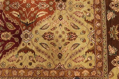 Jaipur Yellow Hand Knotted 91 X 115 Area Rug 301-30697 Image 6
