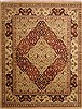 Jaipur Yellow Hand Knotted 91 X 115  Area Rug 301-30697 Thumb 0