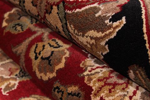 Jaipur Red Hand Knotted 92 X 1111 Area Rug 301-30701 Image 4