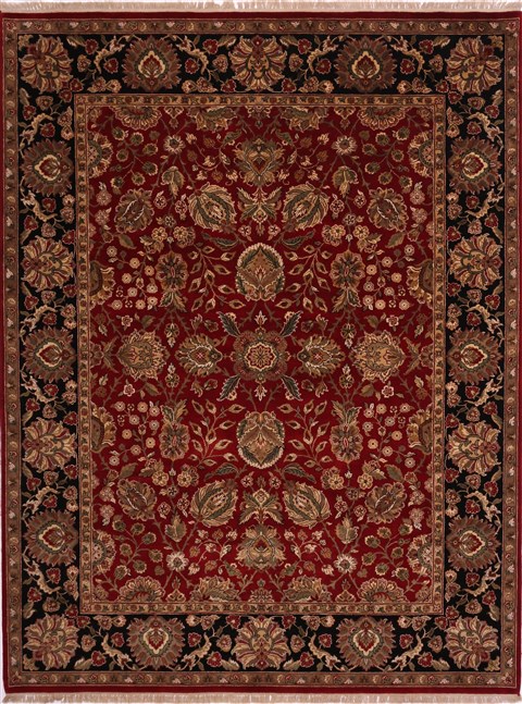 Jaipur Red Hand Knotted 92 X 1111 Area Rug 301-30701 Image 0