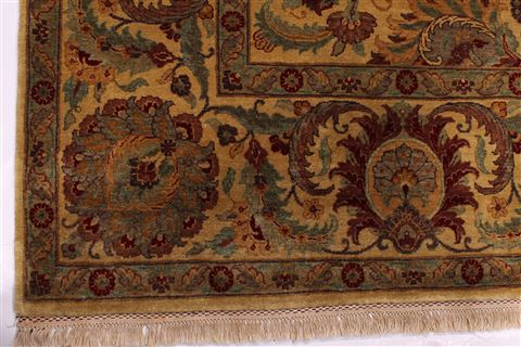 Jaipur Yellow Hand Knotted 92 X 1111 Area Rug 301-30702 Image 1