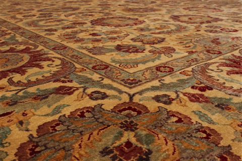 Jaipur Yellow Hand Knotted 92 X 1111 Area Rug 301-30702 Image 2
