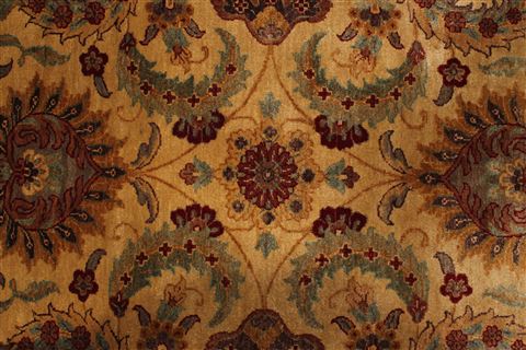 Jaipur Yellow Hand Knotted 92 X 1111 Area Rug 301-30702 Image 3