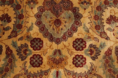 Jaipur Yellow Hand Knotted 92 X 1111 Area Rug 301-30702 Image 7