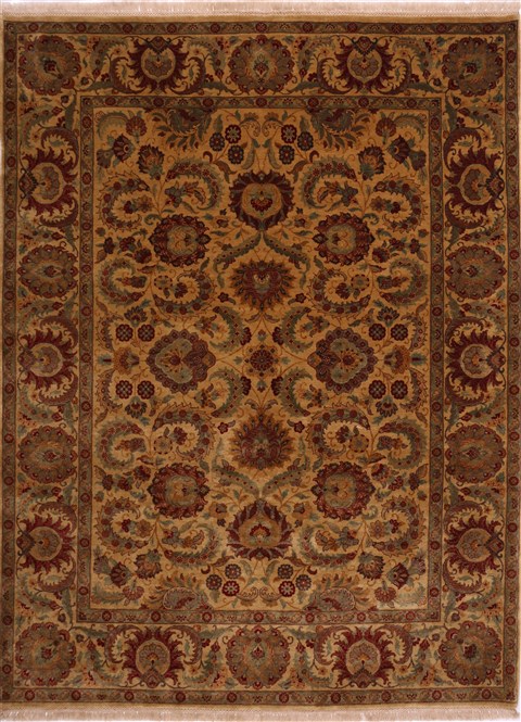 Jaipur Yellow Hand Knotted 92 X 1111 Area Rug 301-30702 Image 0