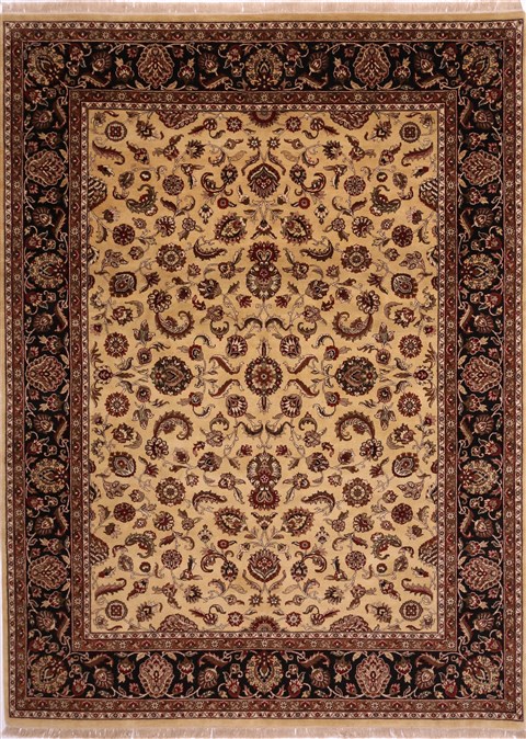 Jaipur Yellow Hand Knotted 90 X 123 Area Rug 301-30704 Image 0