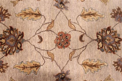 Jaipur Beige Hand Knotted 85 X 117 Area Rug 301-30706 Image 3