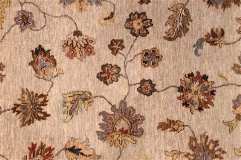Jaipur Beige Hand Knotted 85 X 117 Area Rug 301-30706 Image 7