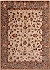Jaipur Beige Hand Knotted 85 X 117  Area Rug 301-30706 Thumb 0