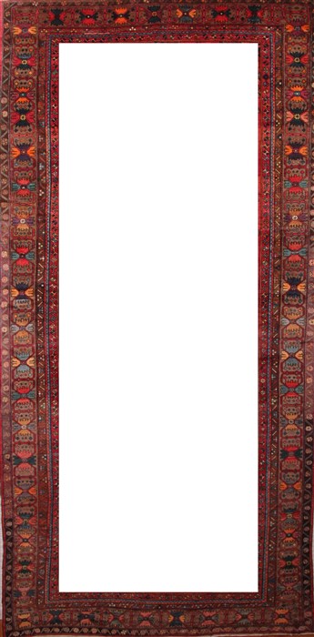 Mahal Red Hand Knotted 102 X 193 Area Rug 400-30707 Image 1