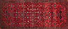 Mahal Red Hand Knotted 102 X 193 Area Rug 400-30707 Thumb 2