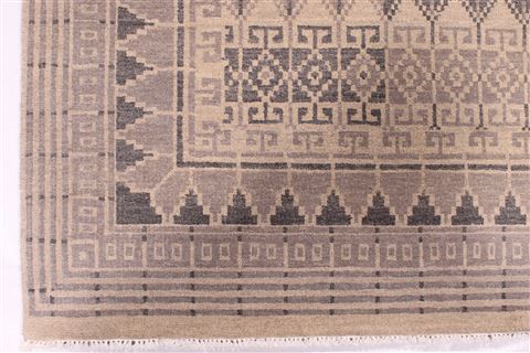 Jaipur Beige Hand Knotted 91 X 124 Area Rug 301-30708 Image 1