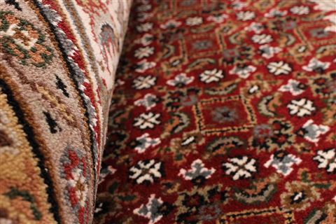 Mahi Beige Hand Knotted 82 X 101  Area Rug 256-30710 Image 10