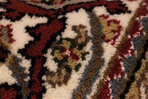 Mahi Beige Hand Knotted 83 X 102 Area Rug 256-30711 Image 11