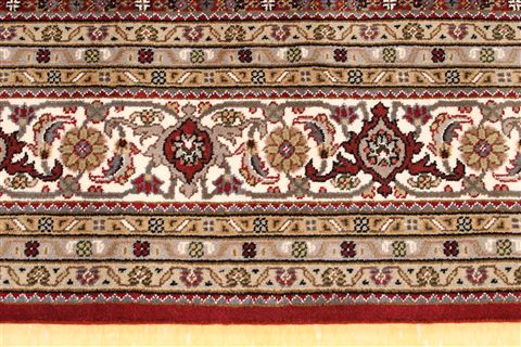 Mahi Beige Hand Knotted 83 X 102 Area Rug 256-30711 Image 4