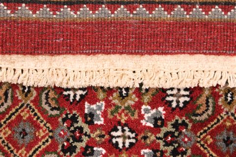 Mahi Beige Hand Knotted 83 X 102 Area Rug 256-30711 Image 2