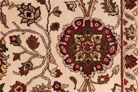 Jaipur White Hand Knotted 90 X 120 Area Rug 301-30712 Image 7