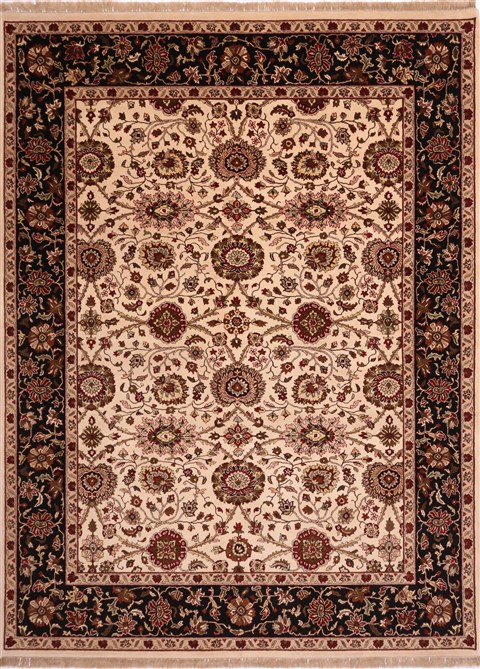 Jaipur White Hand Knotted 90 X 120 Area Rug 301-30712 Image 0