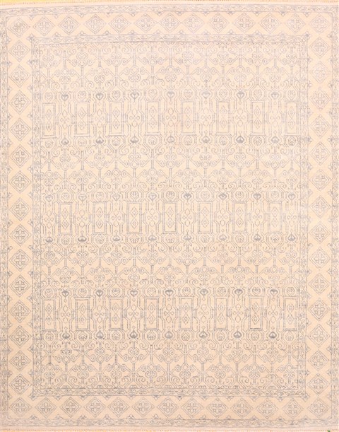 Oushak Blue Hand Knotted 711 X 102 Area Rug 256-30713 Image 0