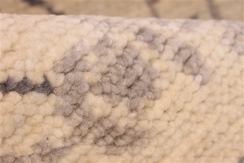 Oushak Blue Hand Knotted 711 X 96  Area Rug 256-30716 Image 9