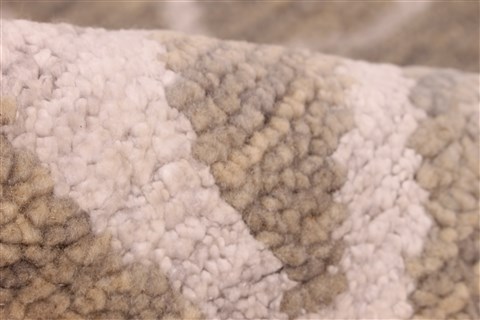 Oushak Beige Hand Knotted 90 X 117 Area Rug 256-30717 Image 13