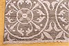 Oushak Beige Hand Knotted 90 X 117  Area Rug 256-30717 Thumb 1