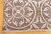 Oushak Beige Hand Knotted 90 X 117 Area Rug 256-30717 Thumb 1